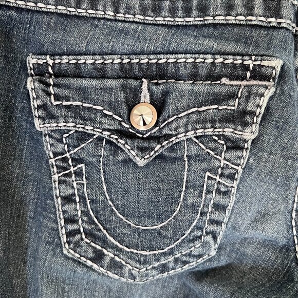 True Religion Denim - TRUE RELIGION SKINNY SWAROVSKI CRYSTAL JEANS 28x30